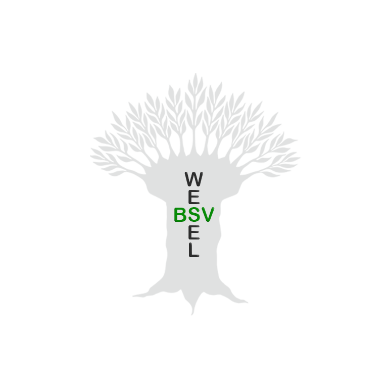 Wesel BSV Logo Baum Weiß